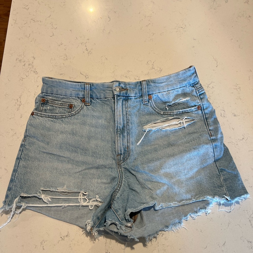 Women's Distressed Denim Shorts